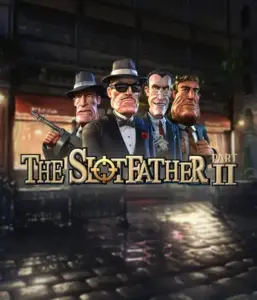 Step into the nefarious world of The Slotfather 2 slot by Betsoft, highlighting a lineup of iconic mafia characters in front of a dark urban backdrop. This graphic depicts the dramatic theme of the mafia underworld with its detailed character design and evocative setting. Perfect for fans of crime dramas, promising a gripping escape. 